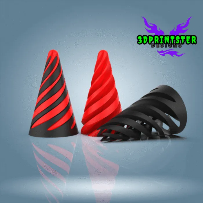 Cone Fidget Spiral Spinner